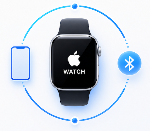 Athlyra connected with Apple Watch